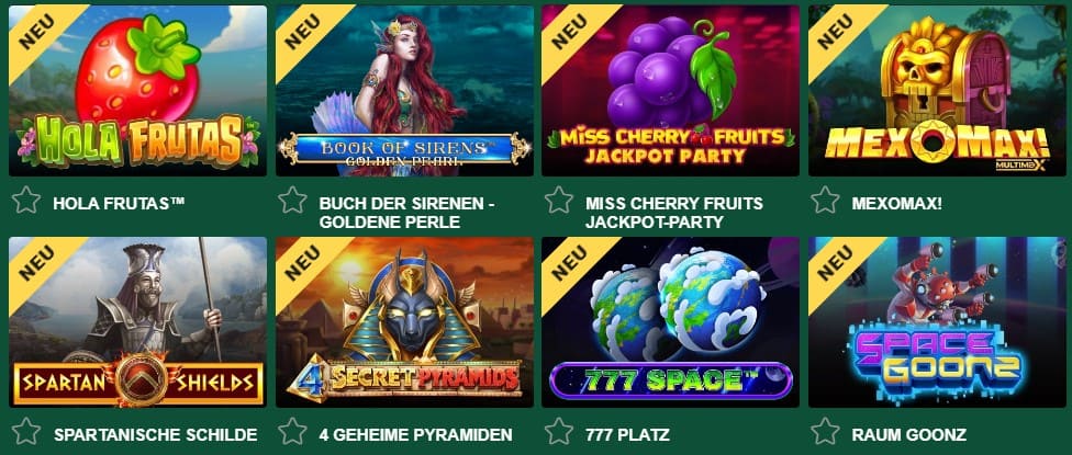 Casino Mate Spiele
