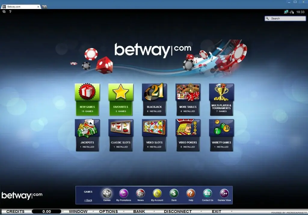 betway Spiele Zahlungen