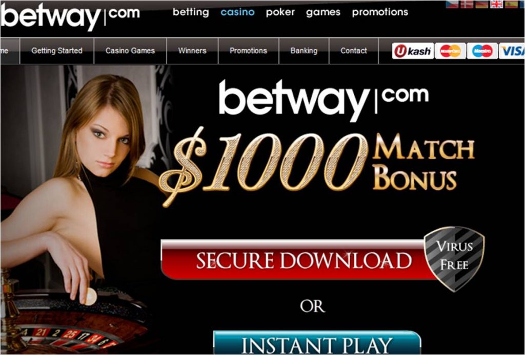 Betway Casino log in