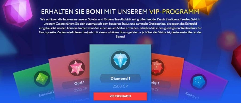 Euslots Casino VIP-PROGRAMM
