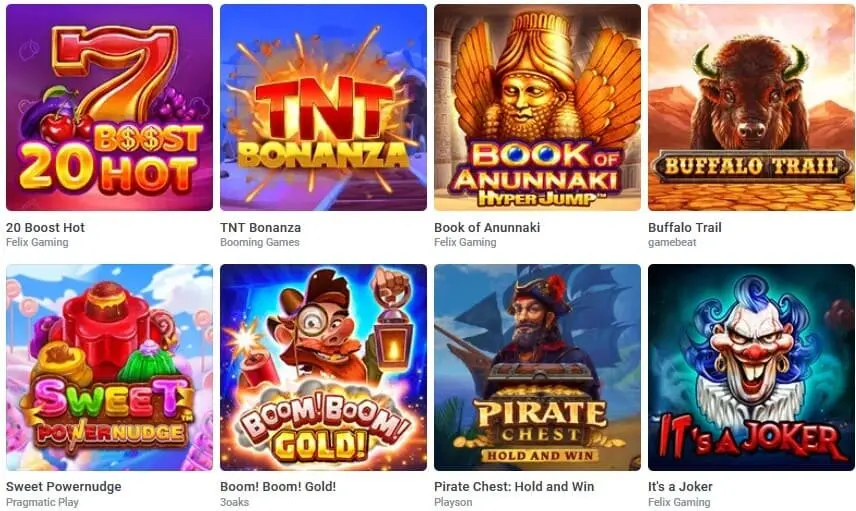 20Bet Casino Spielautomaten