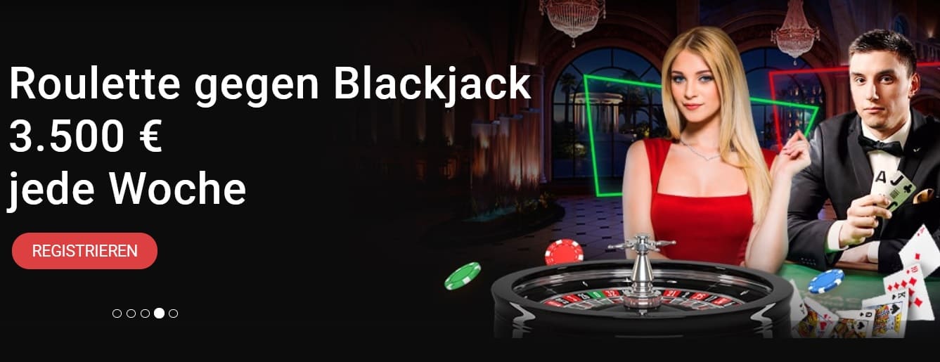 Roulette gegen Blackjack