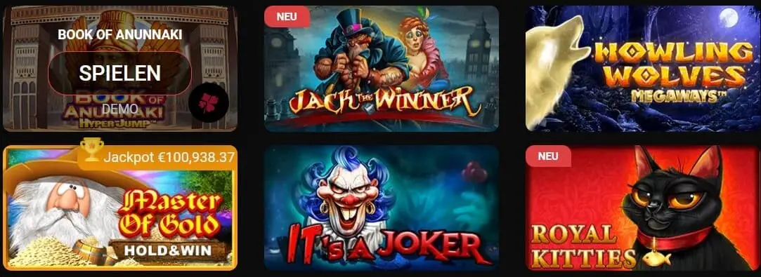 CasinoChan Spielautomaten