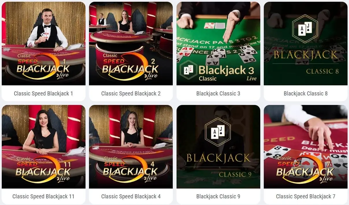 BlackJack in Live Casinos