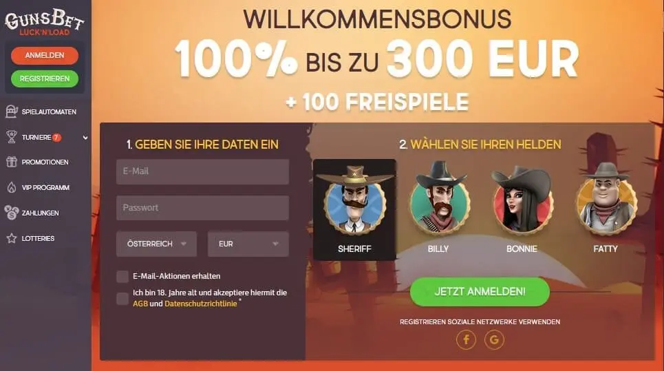 GunsBet Casino Betrugstest