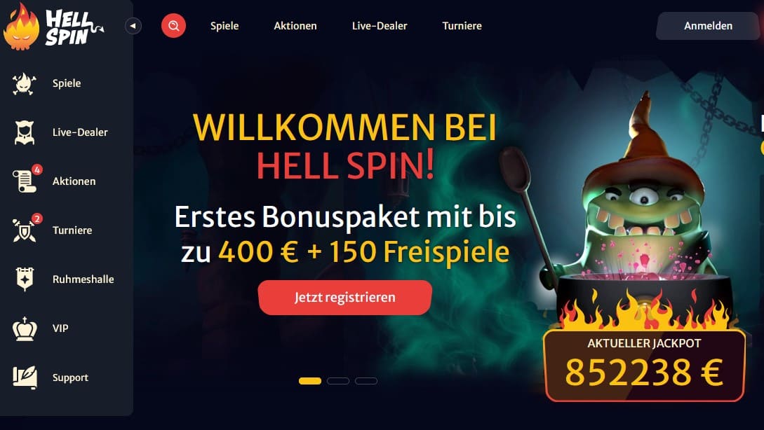 hell spin casino anmelden