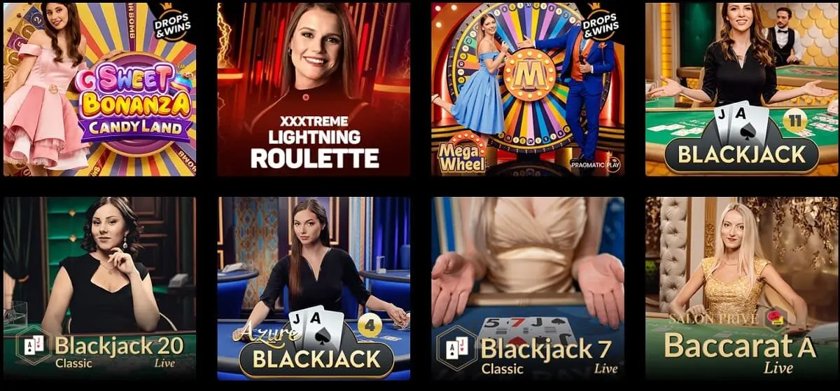 SpinSamurai Live Casino Zahlungen