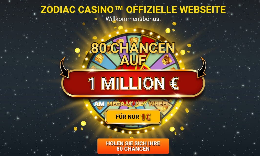 Zodiac 1 Euro casino bonus